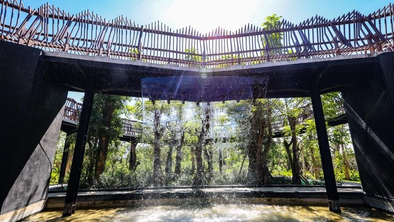 Taman Bundaran Sumbu Kebangsaan Timur di IKN. (Dok. IKN)