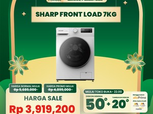 Mesin Cuci Front Load 7KG Hanya Rp 4 Jutaan di Transmart Full Day Sale