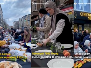 Pemandangan Unik! 7.000 Orang di Belgia Bukber dan Rayakan Paskah Bersama