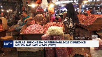 Video: Inflasi RI Februari 2026 Diprediksi Melonjak Jadi 4,34% (YoY)