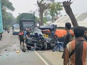 Kecelakaan Adu Banteng di Jalur Pantura Situbondo,1 OrangTewas