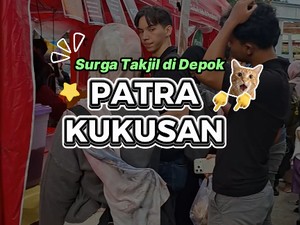 Video POV Ngabuburit di Depok, Pilihan Takjil Lengkap Banget!