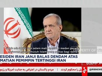 Video: Presiden Iran Janji Balas Dendam Atas Kematian Khamenei