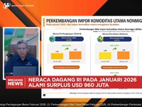 Video: RI Cetak Surplus Neraca Dagang USD 960 Juta di Januari 2026