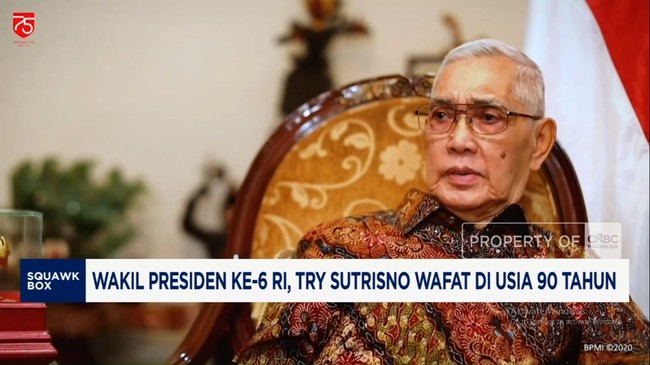 Video: Wakil Presiden ke-6 RI, Try Sutrisno Wafat di Usia 90 Tahun