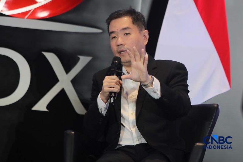 Suasana seminar acara Market Outlook 2026 di Bursa Efek Indonesia, Jakarta, Selasa (3/3/2026). (CNBC Indonesia/Faisal Rahman)