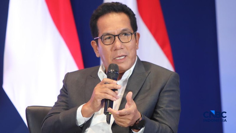 Suasana seminar acara Market Outlook 2026 di Bursa Efek Indonesia, Jakarta, Selasa (3/3/2026). (CNBC Indonesia/Faisal Rahman)