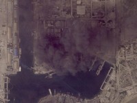 Boom! Rudal Iran Hantam Pangkalan Militer Terbesar AS Al-Udeid