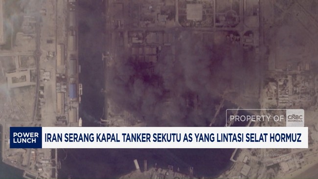 Video: Iran Serang Kapal Tanker Sekutu AS Yang Lintasi Selat Hormuz