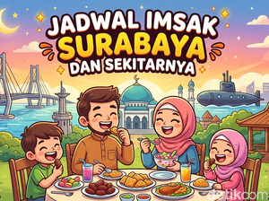 Jadwal Imsak Surabaya dan Sekitarnya Jumat 13 Maret 2026