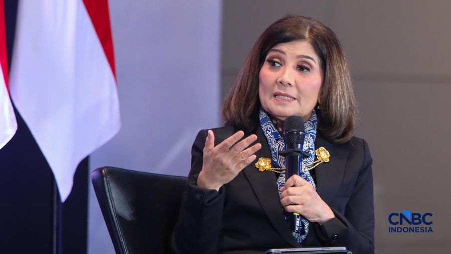 Suasana seminar acara Market Outlook 2026 di Bursa Efek Indonesia, Jakarta, Selasa (3/3/2026). (CNBC Indonesia/Faisal Rahman)