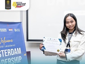 Mahasiswa Vokasi UI Wakili Indonesia di Forum Kepemimpinan Dunia di Amsterdam