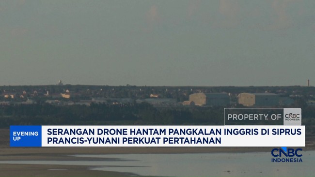 Video: Serangan Drone Hantam Pangkalan Inggris di Siprus