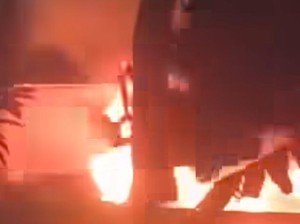 Mobil di Tol Jagorawi Terbalik lalu Terbakar Usai Gagal Nyalip