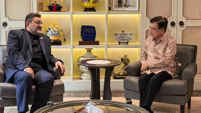 JK Terima Dubes Iran, Sebut Prabowo Siap Menjadi Penengah Konflik