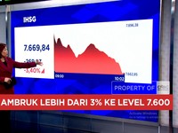 Video: Anjlok Lagi! IHSG Melemah Lebih Dari 3% & Sentuh Level 7.600