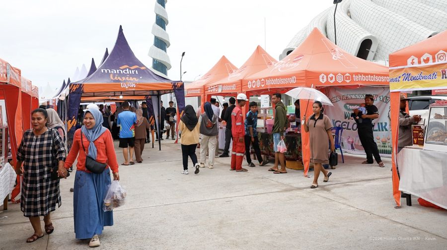 Bazar Ramadan Nusantara. (Humas/Otorita IKN)