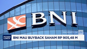 Video: BNI (BBNI) Mau Buyback Saham Rp 905,48 Miliar