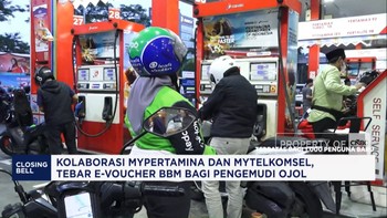 MyPertamina & MyTelkomsel Tebar E-Voucher BBM Bagi Pengemudi Ojol