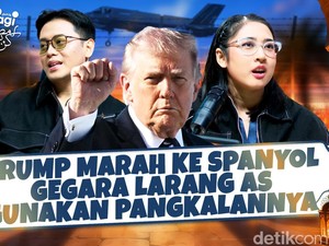 Trump Marah ke Spanyol Gegara Larang AS Gunakan Pangkalannya