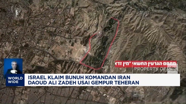 Video: Israel Bunuh Komandan Iran Daoud Ali Zadeh Usai Gempur Iran
