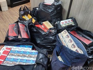 Polresta Sidoarjo Bekuk Penjual Ribuan Bungkus Rokok Ilegal