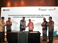 ANTM Deal Beli Emas MDKA dan EMAS 3 Ton Per Tahun