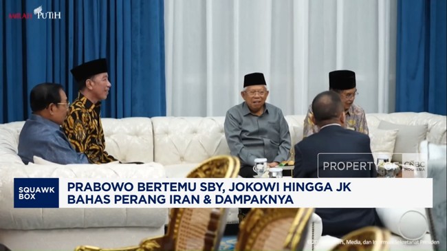Video: Prabowo Bertemu SBY, Jokowi Hingga JK Bahas Perang Iran