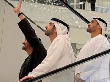Tuai Pujian, Momen Presiden UEA Keliling Dubai Mall saat Arab Memanas