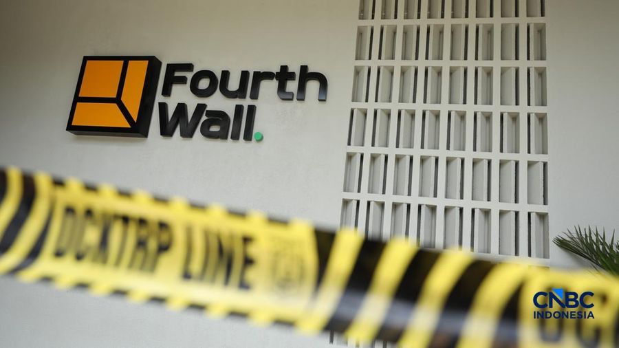 Suasana  lapangan padel Fourthwall Padel di Jalan Haji Nawi Raya, Cilandak, Jakarta disegel oleh Pemkot Jaksel, Rabu (4/3/2026). (CNBC Indonesia/Tri Susilo)