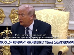 Trump: Calon Pengganti Khamenei Ikut Tewas Dalam Serangan