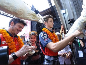 Joan Mir dan Luca Marini Mampir ke Bali, Ada Apa?