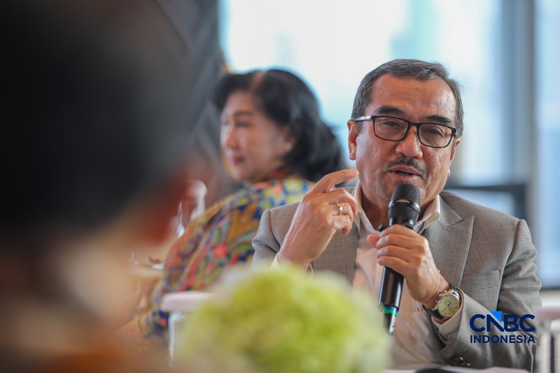 Suasana Energy Forum B50 Edition di Jakarta, Kamis (5/3/2026). (CNBC Indonesia/Faisal Rahman)