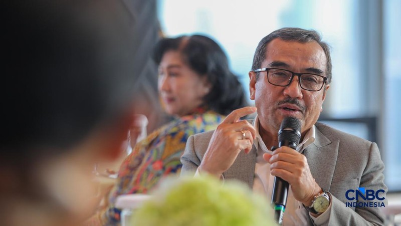 Suasana Energy Forum B50 Edition di Jakarta, Kamis (5/3/2026). (CNBC Indonesia/Faisal Rahman)