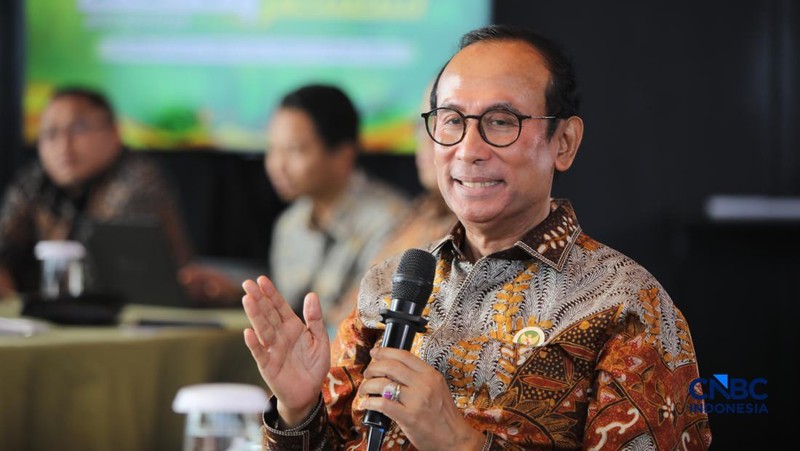 Suasana Energy Forum B50 Edition di Jakarta, Kamis (5/3/2026). (CNBC Indonesia/Faisal Rahman)