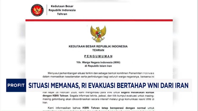 Video: Situasi Memanas, RI Evakuasi Bertahap WNI Dari Iran