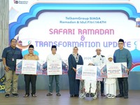 Dirut Telkom Tinjau Kesiapan Infrastruktur & Layanan Jelang Idulfitri