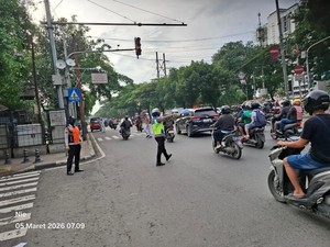 Titik-titik Kepadatan Lalin di Arteri Jakarta Pagi Ini