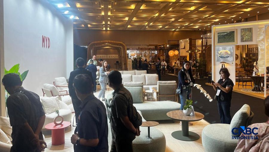 Pelaksanaan IFEX 2026 di ICE BSD yang berlangsung 5-8 Maret 2026. (CNBC Indonesia/Ferry Sandi)