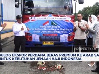 Video: Perum Bulog Ekspor Perdana Beras Premium ke Arab Saudi