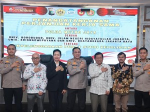 Perkuat Kompetensi SDM, Polda Metro Teken Kerja Sama dengan 4 Universitas