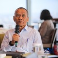 Sekretaris Jenderal GAIKINDO, Kukuh Kumara menyampaikan pemaparan dalam Energy Forum B50 Edition di Jakarta, Kamis (5/3/2026). (CNBC Indonesia/Faisal Rahman)