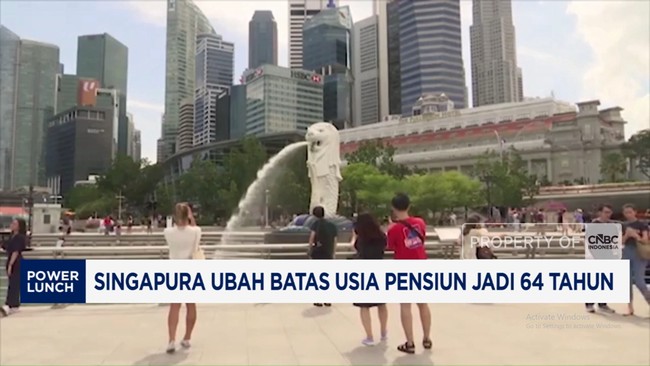 Video: Singapura Ubah Batas Usia Pensiun Jadi 64 Tahun