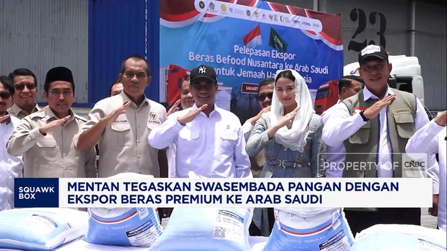 Video: Ekspor Beras ke Arab Saudi, Bukti Stok Beras RI Masih Kuat