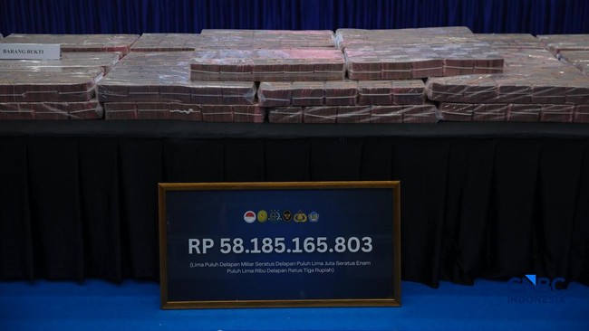 Penampakan Gunungan Duit Hasil Judi Online Disita Negara