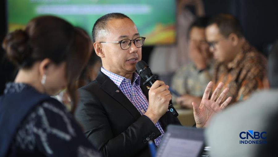 Suasana Energy Forum B50 Edition di Jakarta, Kamis (5/3/2026). (CNBC Indonesia/Faisal Rahman)
