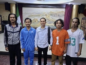 4 WNI yang Diculik di Perairan Gabon Dibebaskan