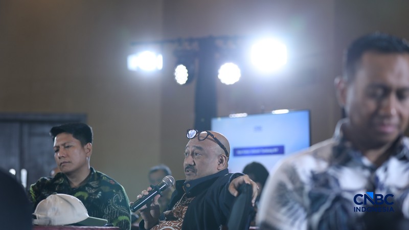 Mining Forum 2026 di Menara Bank Mega, Jakarta, Kamis (6/3/2026). (CNBC Indonesia/Tri Susilo)