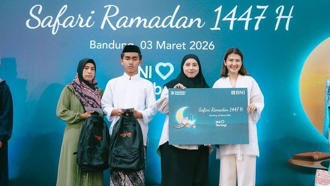 Gelar Safari Ramadan, BNI Tebar 80 Ribu Paket Pangan di 10 Kota