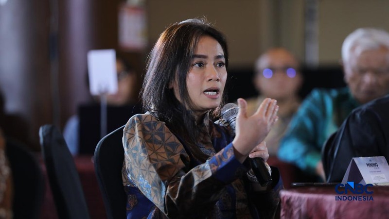 Mining Forum 2026 di Menara Bank Mega, Jakarta, Kamis (6/3/2026). (CNBC Indonesia/Tri Susilo)